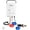 White with pump, variant on CAMPLUX 1.32 GPM 34,000 BTU Outdoor Portable Propane Tankless Water Heater Set, White
