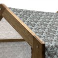 thumbnail image 5 of Damask Pet House, Damask Shapes Motif Western Modular Leaves and Rayon Curving Lines Creative Floral, Outdoor & Indoor Portable Dog Kennel with Pillow and Cover, 5 Sizes, Teal Brown, by Ambesonne, 5 of 5
