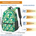 thumbnail image 4 of 17 Inch Lightweight Backpack,PVC Waterproof Oxford Fabric, Ergonomically Designed, with Large Capacity, Camouflage Print, 4 of 4
