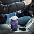 thumbnail image 4 of Yayeee 30oz Stainless Steel Tumbler with Straw and Handle Double-Wall Insulated Travel Water Bottle, Moonlight Mountain, 4 of 8