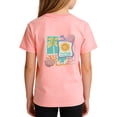 thumbnail image 4 of OVAFBAU Girls Short Sleeve T Shirts Kids Summer Tops Unisex Kids T Shirt Seashell Graphic Short Sleeve Summer Casual Crewneck Tops, 4 of 7