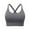 Dark Gray, variant on WRKEKC Seamless Bras for Women, Wireless Bras for Women, Women Plus Size Solid Color Back Sports Bra Fitness Clothes Running Drying Yoga Underwear