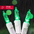 thumbnail image 4 of Cadena de luces LAMPHOME 100 LED verdes de 6,6 m para exteriores, 4 of 8