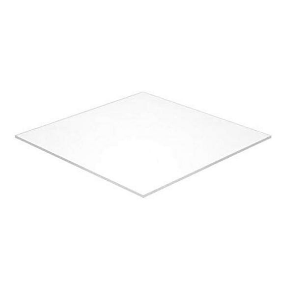 KastLite 8" x 10" Clear Acrylic Sheet | 1/8" (.125") Thick | OPTIX Lightweight Plexiglass | For Craft Projects, Signage, DIY Projects & More | 20 Pack