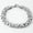 Silver, variant on Fashion Women Men Chain Flat Byzantine Stainless Steel Bracelet Bangle 6/8/11mm-Gold-8mm-9.5inch or 24cm
