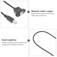 thumbnail image 2 of Weiweiguan 50cm Printer Extension Cable Right Angled USB 2.0 B Scanner Wire Replacement, 2 of 7