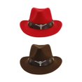 thumbnail image 1 of Sombrero de Vaquero Elegante para Adultos, Accesorio de Moda Ligero, 1 of 9