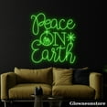 thumbnail image 3 of Glowneon Peace On Earth Neon Sign, Peace On Earth Led Sign, Peaceful World Gift, Christmas Gift, 3 of 5