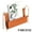 Brown, variant on Fabulaxe 9-Inch Magazine Rack, Floor Standing Book Basket, Newspaper Holder and File Holders - Nursery Decor, Desk Accessory, Living Room and Guest Room Essentials, Home Office, and Waiting Areas