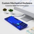 thumbnail image 2 of Teclado mecánico Keychron Q3 TKL con cable, intercambiable en caliente, switches rojos, 2 of 8