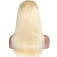thumbnail image 5 of Human Hair Wigs Long 13X4 Lace Front Deep Parting Wig Glueless 150% Density Lace Wig With Pre-Plucked Hairline #613 Bleached Blonde Human Hair Straight For Women Bleached Knots 22 Inch, 5 of 8