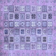 thumbnail image 1 of Ahgly Company Indoor Square Abstract Blue Modern Area Rugs, 4' Square, 1 of 4