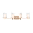 thumbnail image 4 of Millennium Lighting  Huderson 4 Light Metal Bathroom Vanity Fixture in Multiple Finishes Modern Gold Gold Brushed, 4 of 5