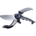thumbnail image 2 of Salad Scissors with Forks for Chop and Mix, Dual Blade Chopper Scissors, Multifunction Vegetable Making Kit with Cutter and Mixing Fork, 2 of 4