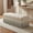 Beige, variant on Dayalane 47" Green Chenille Upholstered Bench for Bedroom End of Bed, Mid-Century Fringe Ottoman Footrest for Living Room, Entryway, Window Side Bench