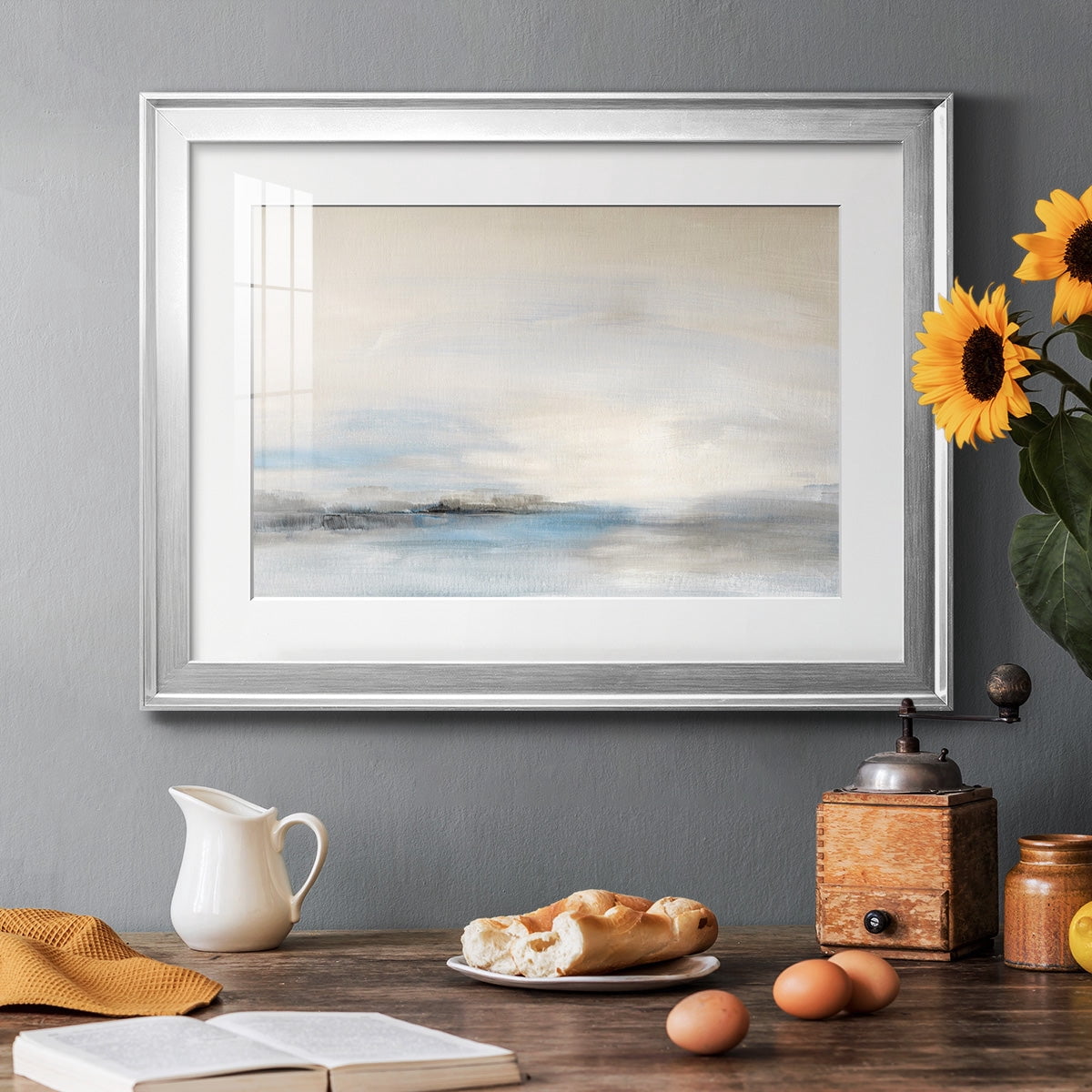 Soft Distance Premium Framed Print - Ready to Hang