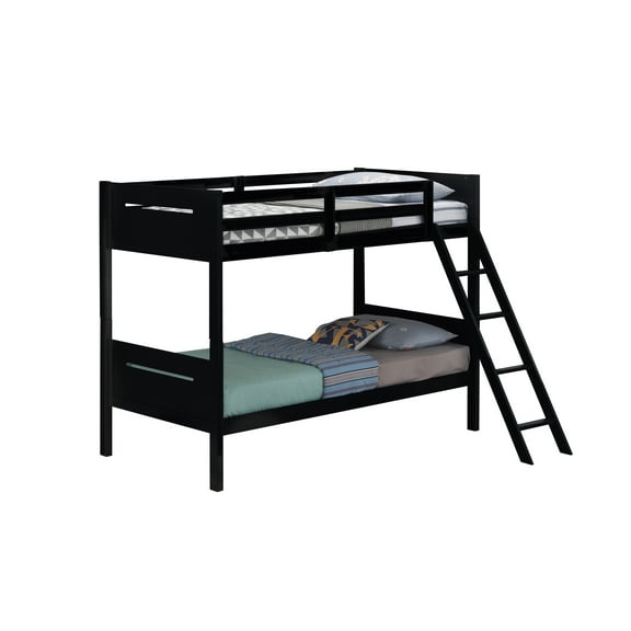 Littleton Twin/Twin Bunk Bed Black