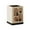 Beige-B, variant on PuSpu White Plastic Double-Barrel Trash Can with Lid, 1 Pc 11.61x9.29x9.29in Decorative Garbage Bin with Non-Slip Pads, for Bedroom Living Room Kitchen