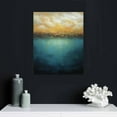 thumbnail image 4 of FUMJ Large Framed Wall Art Oil Painting Decor Paintings Light Luxury Version Modern Sea Drawing Gold Foil Abstract Wall Art 100x200cm/39x78in Black Frame Large Framed Canvas Wall Art 16\x20\, 4 of 4