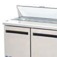 thumbnail image 5 of Arctic Air AMT48R 48.25 Inch 2-Door Mega Top Refrigerated Sandwich/Salad Prep Table With Refrigerated Base, 115v, 5 of 5