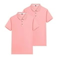 thumbnail image 1 of Meichang Unisex Plus Size T Shirts Solid Color Collared Short Sleeve Shirts Button Up Henley Shirts Dressy Casual Work Office Tees Flash Sale of Today, 1 of 5