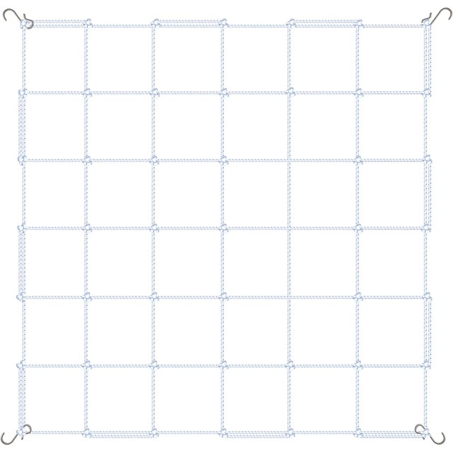 Trellis Netting Simple Deluxe Elástico para Grow Ten de 120 x 120 cm