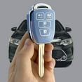 thumbnail image 7 of Yuebutor Key Fob Cover Case Compatible with Toyota Highlander Camry RAV4 Corolla Tacoma Avalon Venza Yaris Accessories Shell, 7 of 7