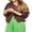 Chocolate, variant on Gupgi Women's Knit Cardigan Solid Color Crewneck Long Sleeve Button Down Sweater Soft Lightweight Ribbed Coat Tops