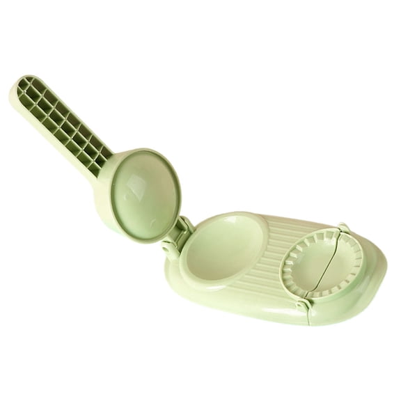 Soimiss Ergonomic Green Dumpling Maker Tool for Kitchen with Reusable PP Material for Wrapping Dough