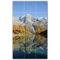 thumbnail image 1 of Picture-Tiles.com: Mountains Ceramic Tile Wall Mural WAL500889-35L. 24"W x 40"H using (15) 8" x 8" Ceramic Tiles-Satin Finish, 1 of 3
