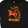 thumbnail image 3 of Inktastic 2026 Year of the Horse Happy New Year's Toddler Hoodie, 3 of 4
