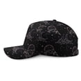 thumbnail image 3 of Gothic Celestial Print Baseball Cap - Adjustable Snapback Sun Moon Star Hat for Men & Women, 3 of 5