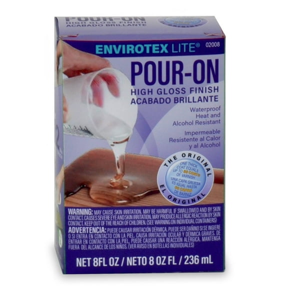EnviroTex Lite 2008 Polymer Coating, High-Gloss, 8-oz. - Quantity 1