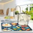 thumbnail image 2 of Yayeee Dish Drying Mat for Kitchen Counter Ultra Absorbent Easy Clean Pad 18x16", Simple Floral, 2 of 7