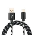 thumbnail image 3 of Datos USB Tipo C Cable Cargador Carga Cable Tipo C Cable De Teléfono Sincronización De Datos Nylon Reemplazo Trenzado Para Negro, 3 of 6