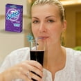 thumbnail image 4 of (2) Sunkist Soda Grape Singles To Go Drink Mix, Sugar-Free Caffeine-free Non-carbonated Water Enhancer Powder Sticks Beverage 6 Sachet per Box - 12 Total Servings & CUSTOM Storage Carrier, 4 of 7