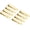 Gold, variant on Skinny Tie Clips, Stainless Steel Clips for Men Wedding
