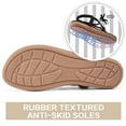 thumbnail image 6 of Ablanczoom Womens Sandals Clip toe Rhinestone Summer Flat sandal, 6 of 7