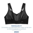 thumbnail image 6 of Brooks Women's Convertible Sports Bra for High Impact Running, Workouts & Sports with Maximum Support - Black - 38 F, 6 of 6