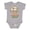 AC-Heather Grey, variant on Sloth I Love My Granny Boys or Girls Baby Bodysuit