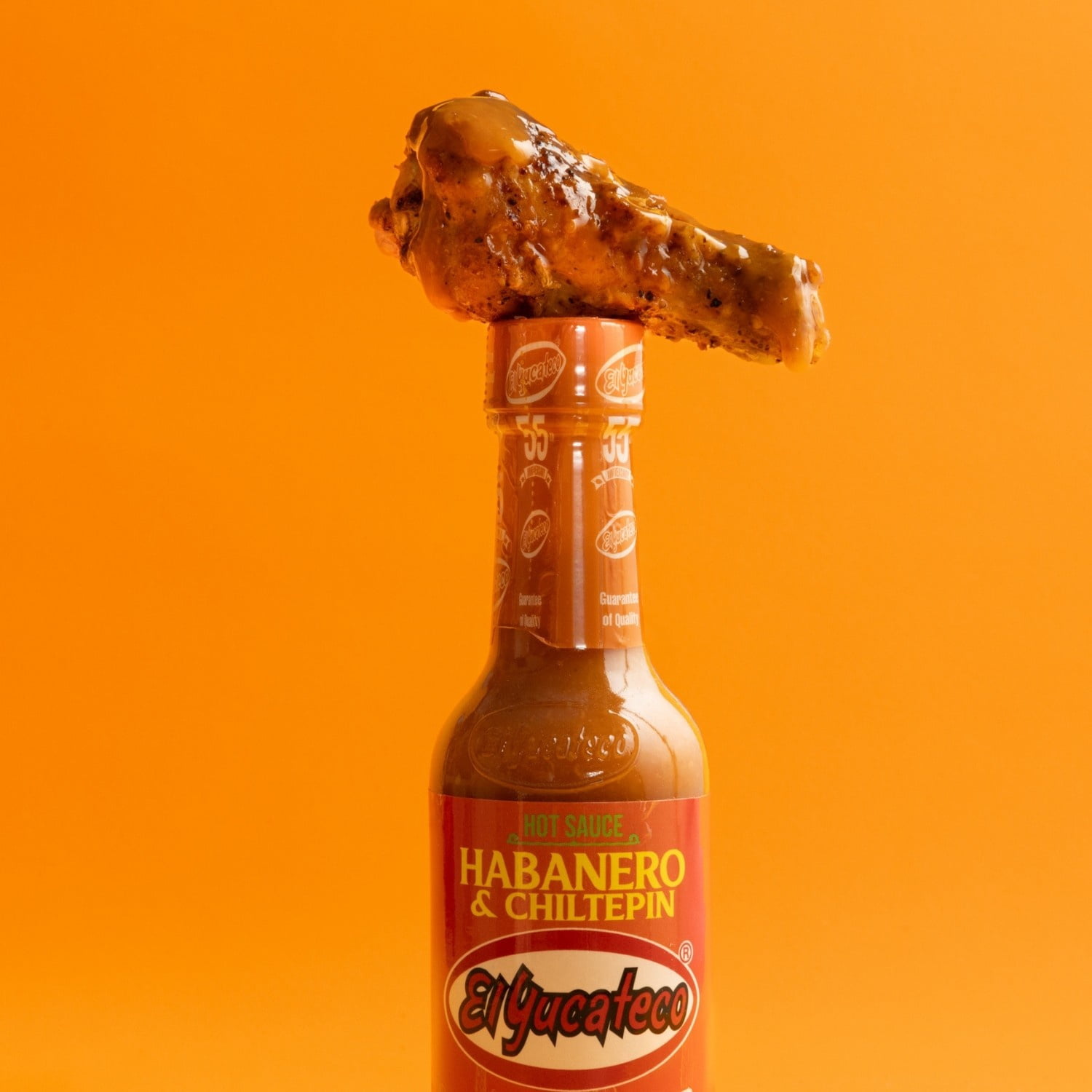 (3 pack) El Yucateco Habanero Chiltepin Hot Sauce, 4 Fluid oz