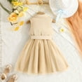 thumbnail image 5 of Girls' Fashion Girls Set Toddler Girls Princess Dresses Sleeveless Button Tops Sundress Tutu Skirts Outfit, 5 of 6