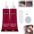 thumbnail image 1 of Advanced Leather Repair Gel, Multifunctional Couch and Jacket Repair Kit, Leather Repair Kit for Car Seat Vinyl Repair Kit, Premium Leather Repair Kit for Furniture (Wine Red*2), 1 of 8