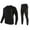 06 Black, variant on guisaled Base Layer for Men Hunting Thermal Underwear Camo Workout Top and Bottom 2 Piece Sets Gym Slim Fit Compression Long Johns Christmas