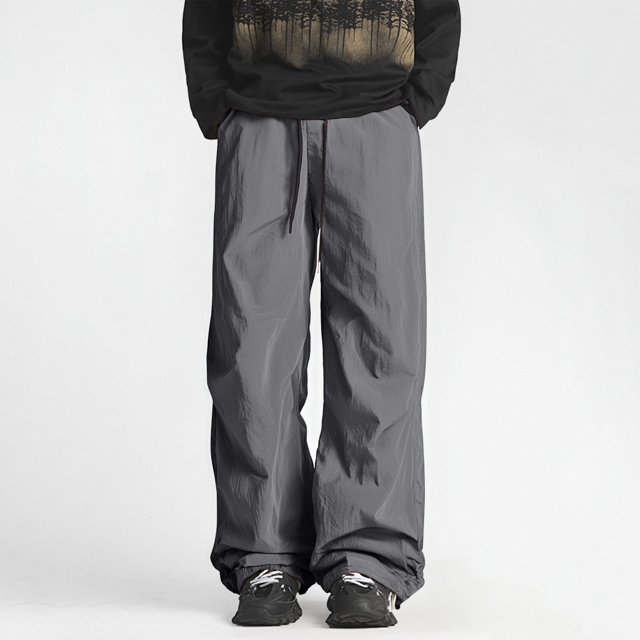Ceisia Men's All-Season Outdoor Pants - Sunscreen Solid Gift Color Elastic Waist Drawstring Nylon Spandex Trousers