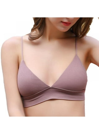 STTOAY Adhesive Invisible Bras for Women, Seamless Silicone Sticky Bralette  Strapless Front Closure Push Up Bra, Beige, B Cup 