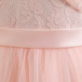 thumbnail image 3 of Kid Girls Dresses Girls Formal Dress Pink Dress For Girls Party Dress For Girls 6-7Years, 3 of 7