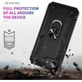 thumbnail image 7 of Protective Phone shell Compatible with iPhone 16E Case, Military Grade Drop Protection Cover 360 Shockproof Heavy Duty Hard Bumper Rugged Mobile Phone Cases with Kickstand for iPhone 16E 2025 Case, 7 of 7