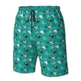 thumbnail image 4 of Logiee Ducks A Print Mens Swim Trunks Quick Dry Board Shorts,Breathable Hawaii Beach Shorts Swimwear Bathing Suits-Small, 4 of 6