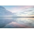 thumbnail image 2 of Majchrowicz, Alan 18x13 Gold Ornate Wood Framed with Double Matting Museum Art Print Titled - Clouds reflected in calm waters of Bellingham Bay-Washington State, 2 of 4